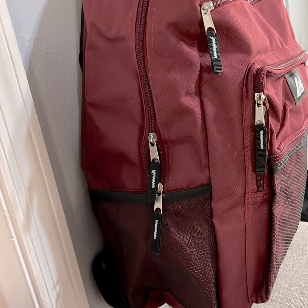 Summit Ridge cranberry colored backpack, NWT. - Picture 3 of 10